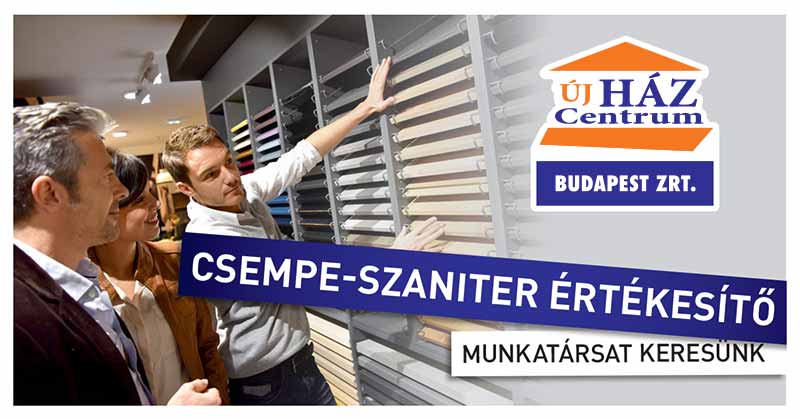 Diósdi Fürdőszobaszalonunkba keresünk csempe-szaniter értékesítő kollégát Raktáros állás - Diósdi és csepeli telephelyeinkre is egyaránt keresünk embereket